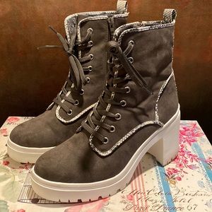 Gray booties!